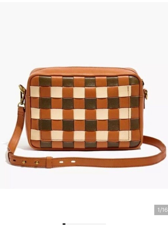 Madewell Handbags - Madewell The Large Transport Camera Bag: Multicolored Woven